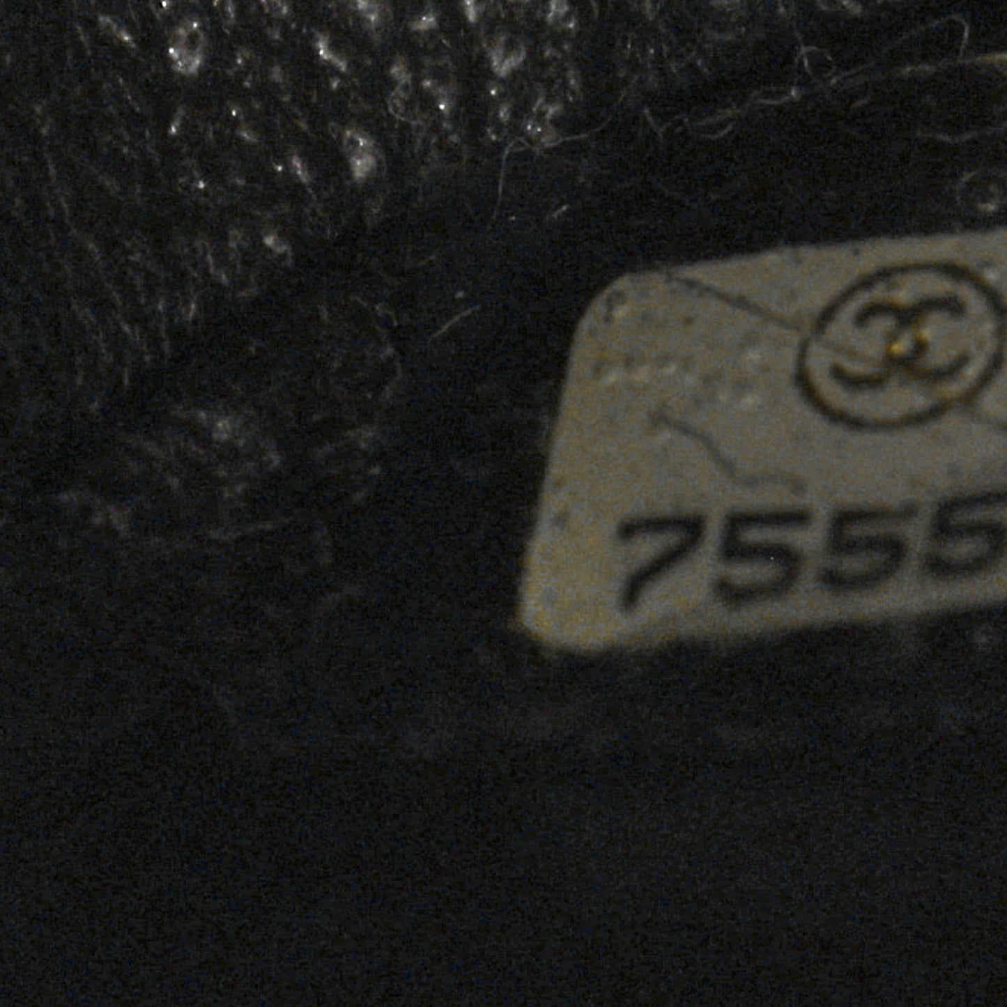 Lambskin Contrast Square Stitch Flap Brown