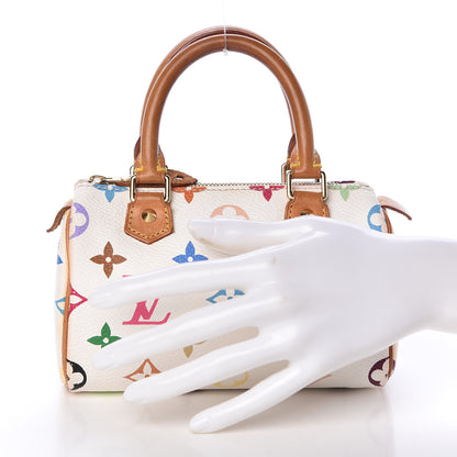 Louis Vuitton Monogram Multicolor Mini Sac HL Speedy White 2 of 11