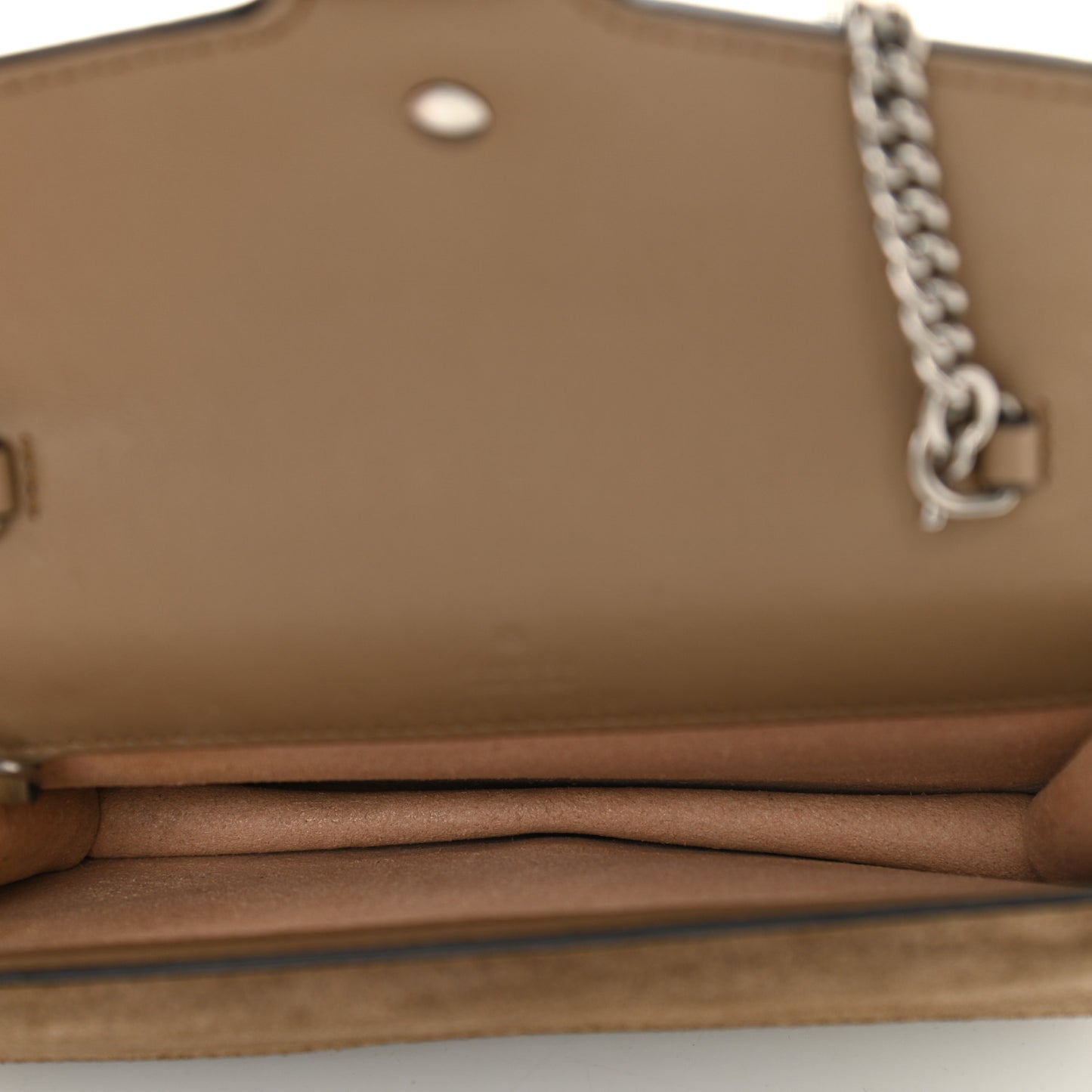 GG Supreme Monogram Super Mini Dionysus Shoulder Bag Taupe