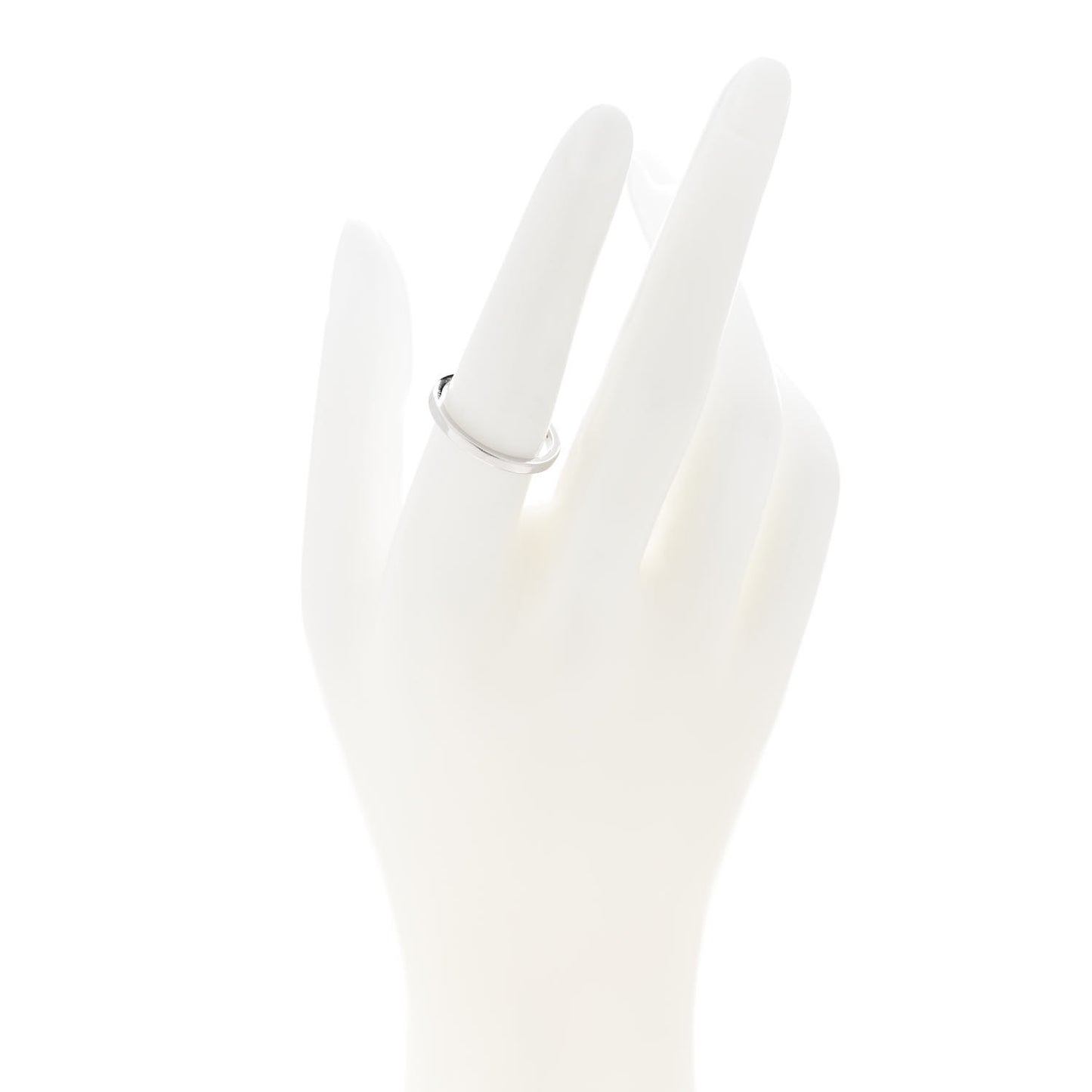 Platinum Novo Band Ring 56 7.5