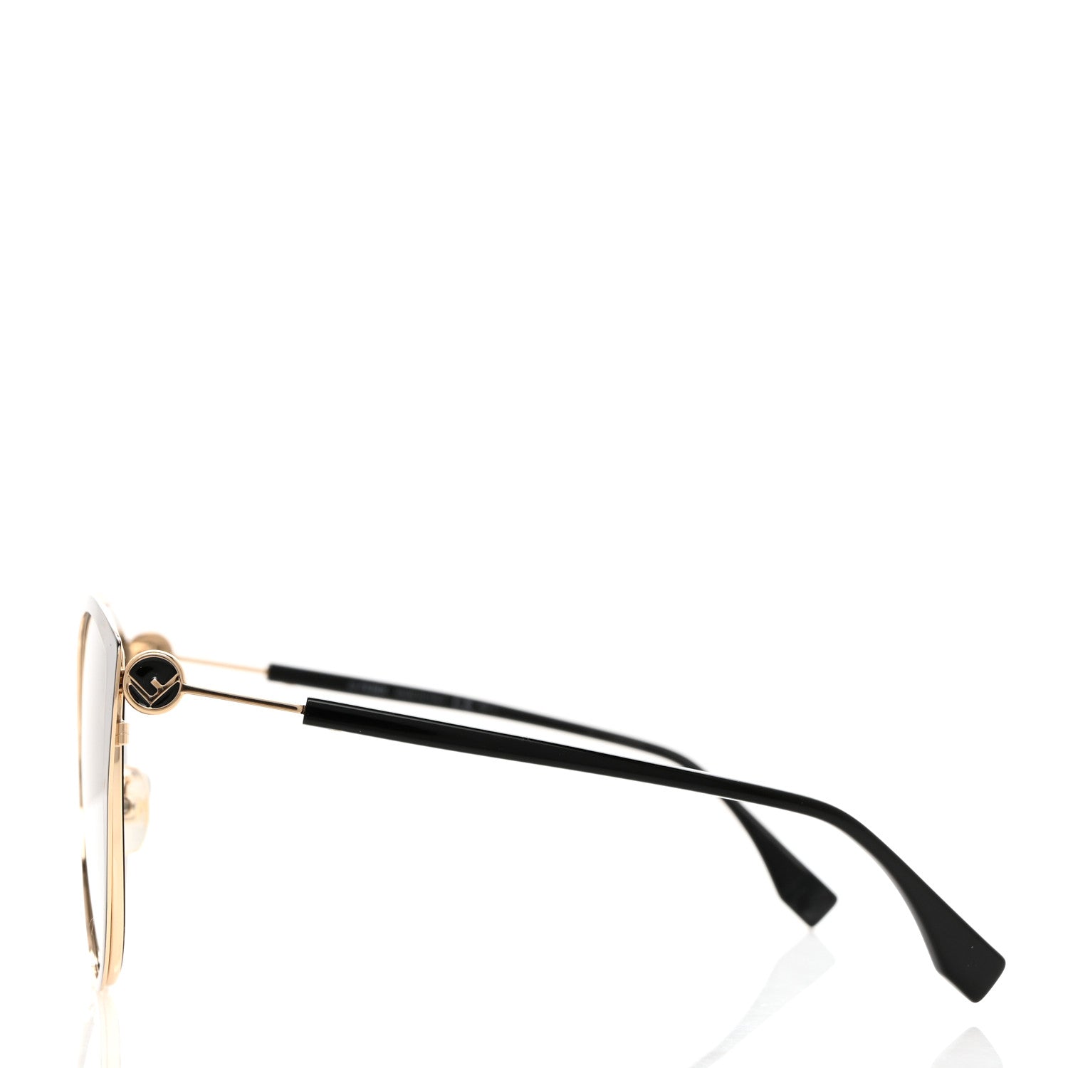 Fendi Cat Eye F is Fendi Sunglasses FF 0395/F/S Black 3 of 7