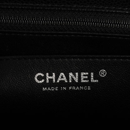 Chanel Caviar Quilted Jumbo Single Flap Black 7 of 8