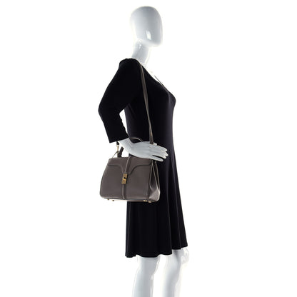 Celine Grained Calfskin Small 16 Top Handle Bag Pebble 2 of 14