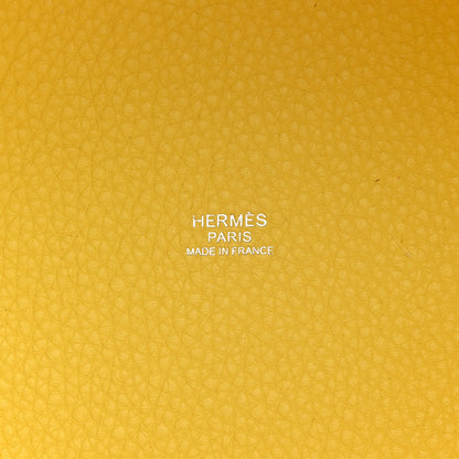 Hermes Taurillon Clemence Picotin Lock 18 PM Lime 6 of 11