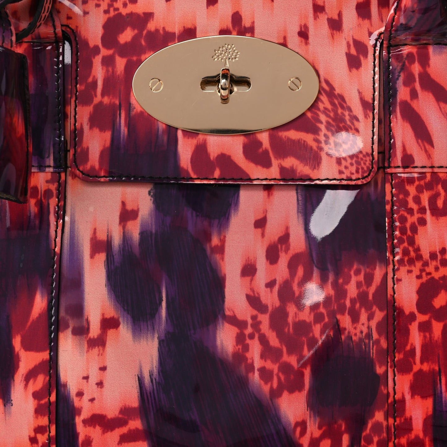 Patent Loopy Leopard Bayswater Plum