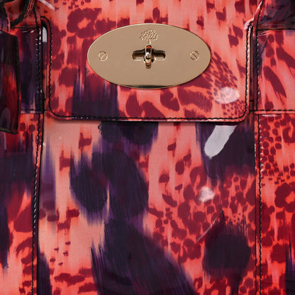 Mulberry Patent Loopy Leopard Bayswater Plum 6 of 8