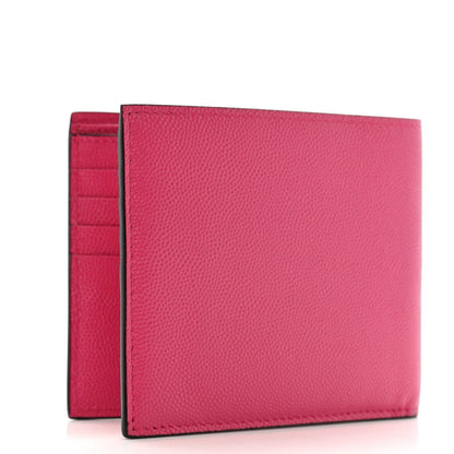 Saint Laurent Grain De Poudre Portefeuille Bi-Fold Wallet Fuchsia 3 of 7