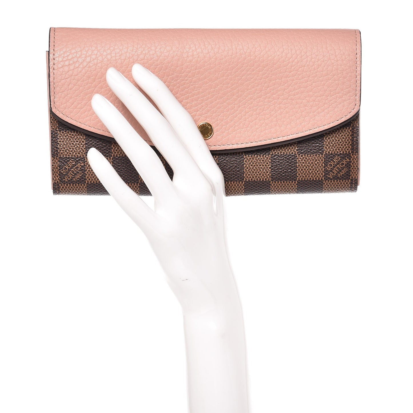 Damier Ebene Normandy Wallet Magnolia