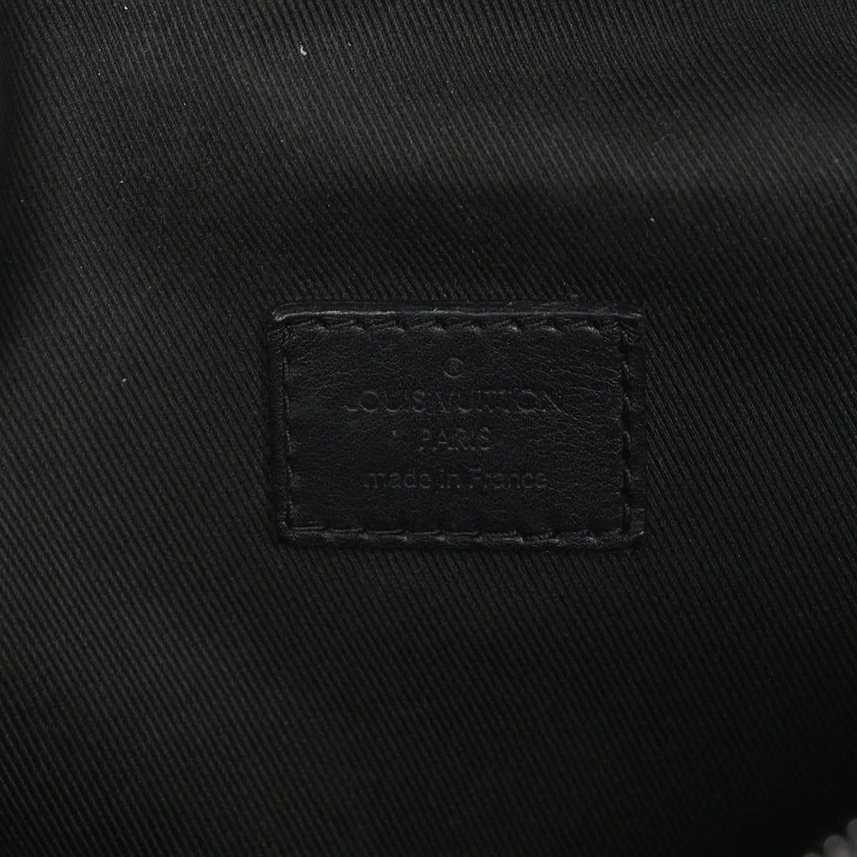 Calfskin Monogram Shadow Discovery Bumbag PM Black
