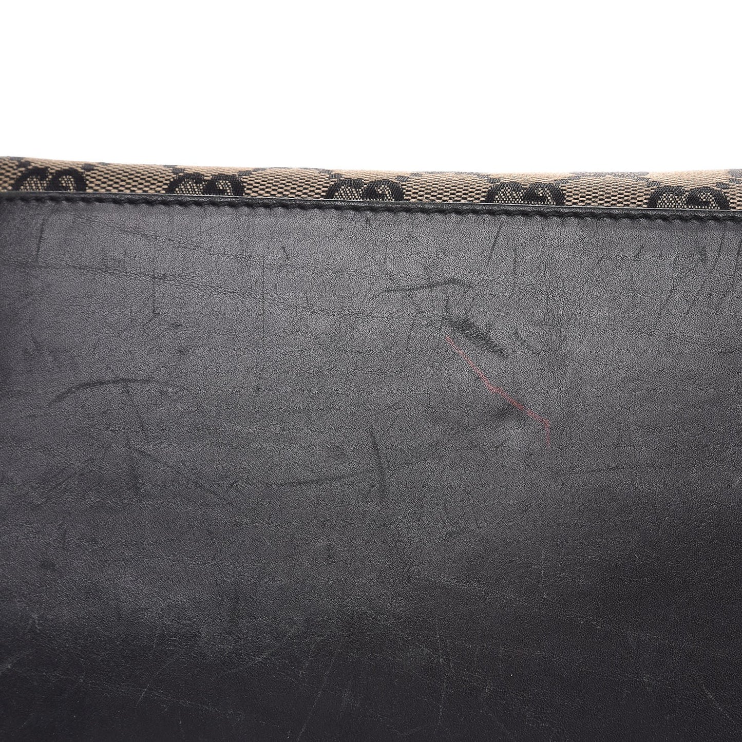 Monogram Large Bucket Tote Black