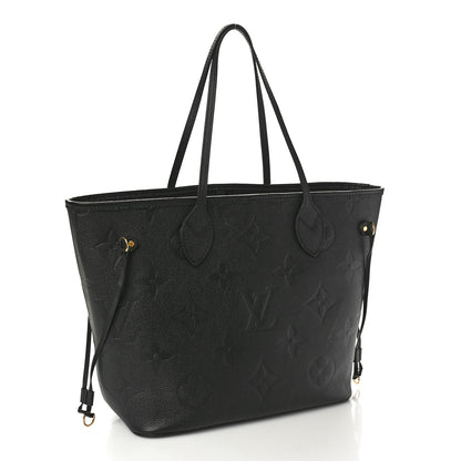Louis Vuitton Empreinte Monogram Giant Neverfull MM Black 3 of 10