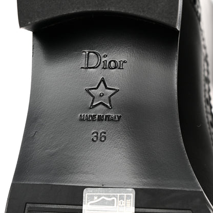 Christian Dior Calfskin D-Folk Boot 36 Black 8 of 9