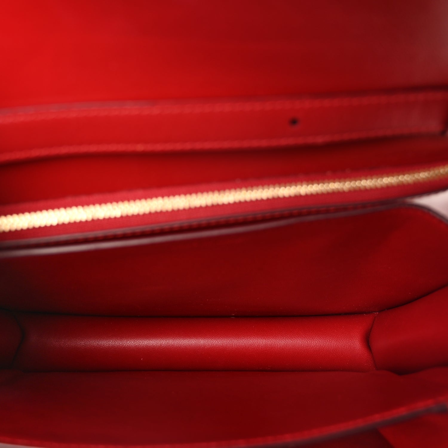 Celine Box Calfskin Medium Classic Box Flap Bag Red 5 of 10