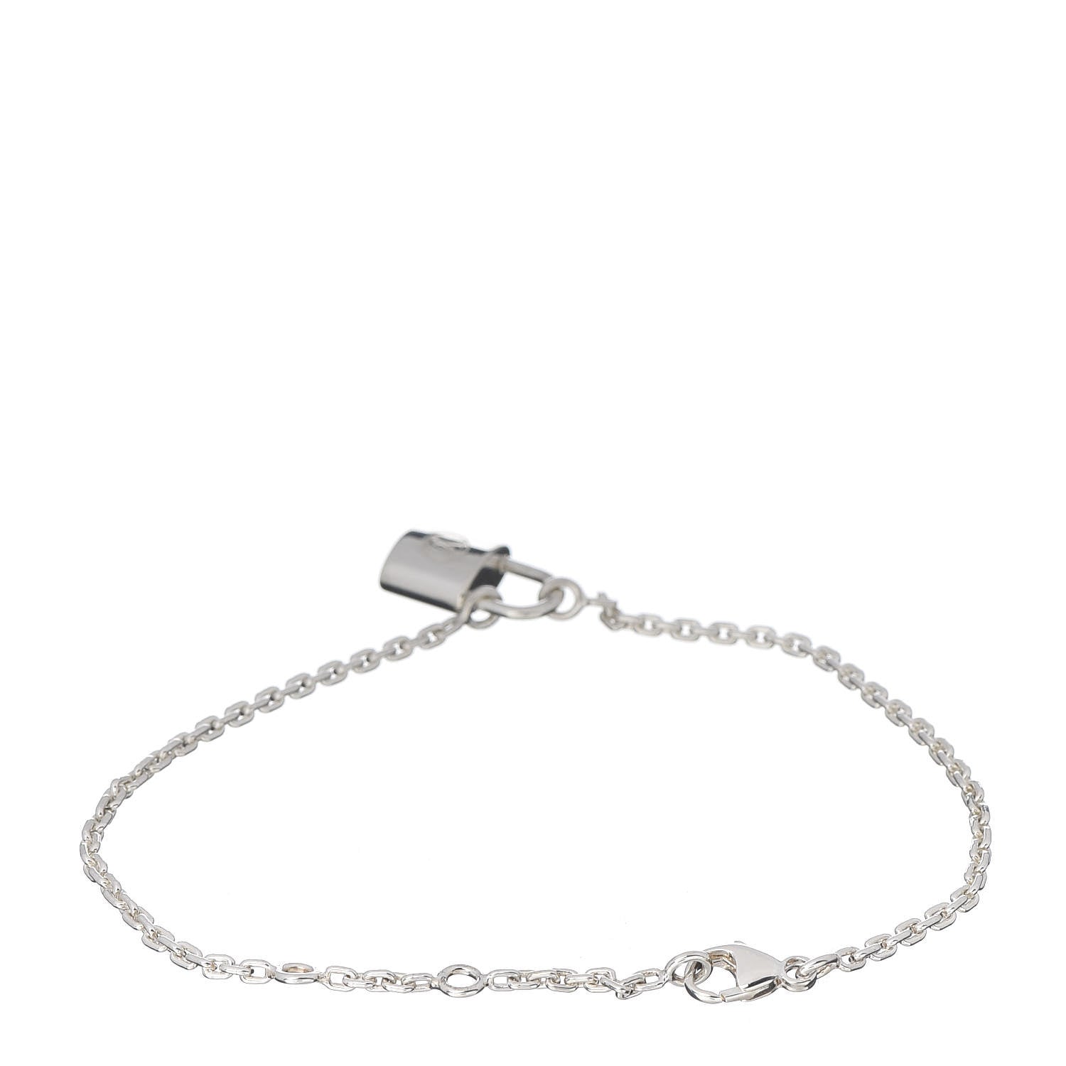 Louis Vuitton Sterling Silver Lockit Bracelet 3 of 4