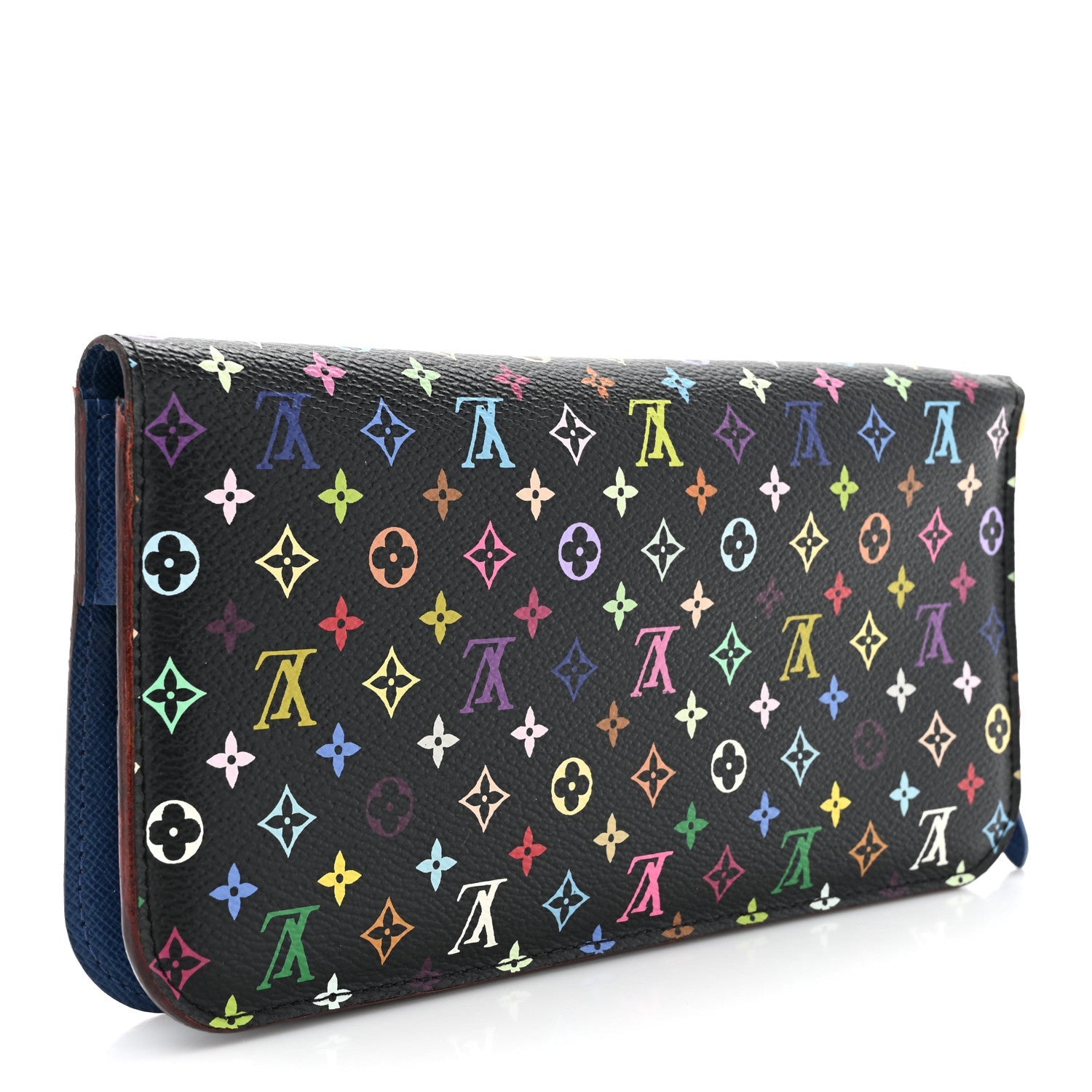 Louis Vuitton Monogram Multicolor Insolite Wallet Black Bleuet 3 of 7