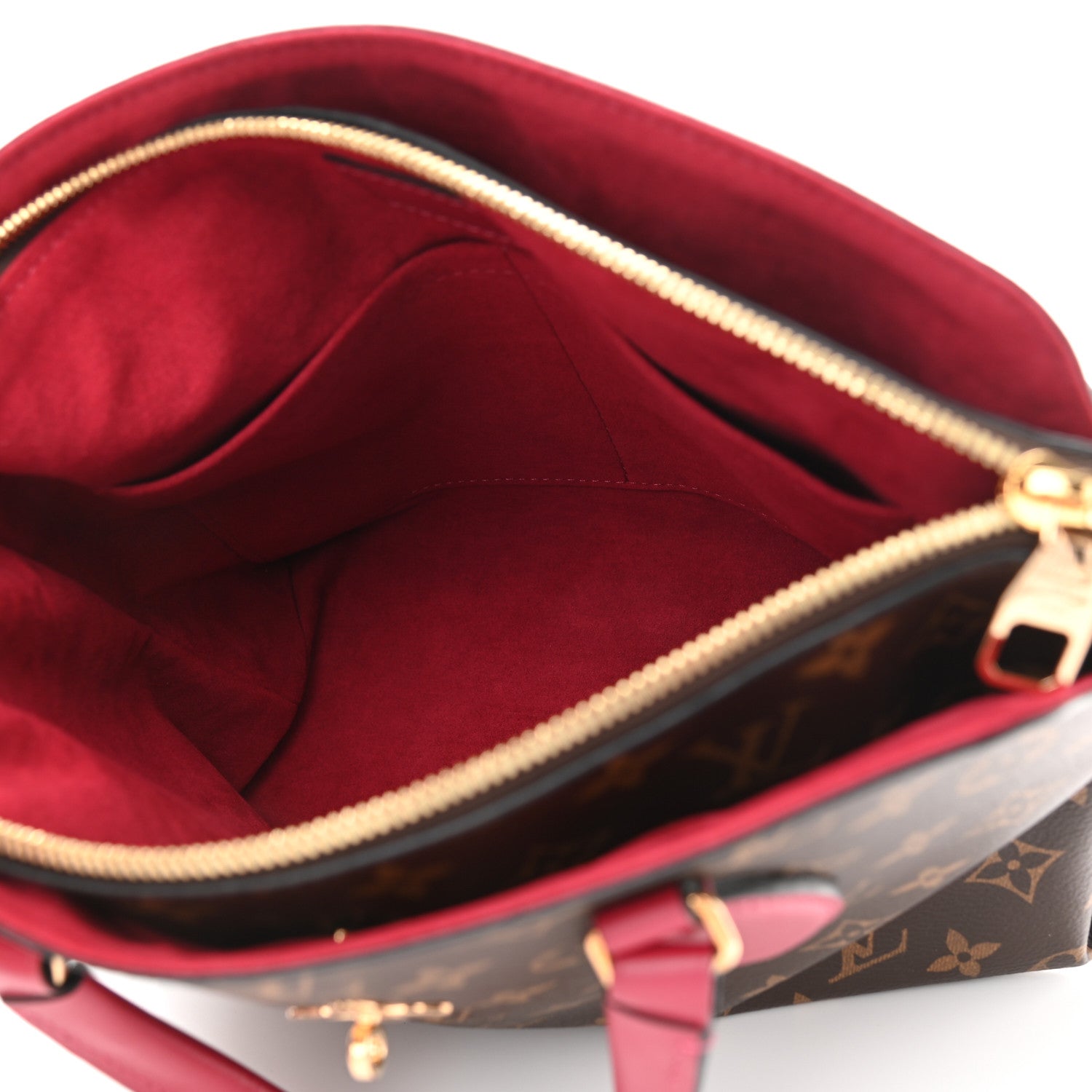 Louis Vuitton Monogram Flower Zipped Tote PM Lie de Vin 5 of 10