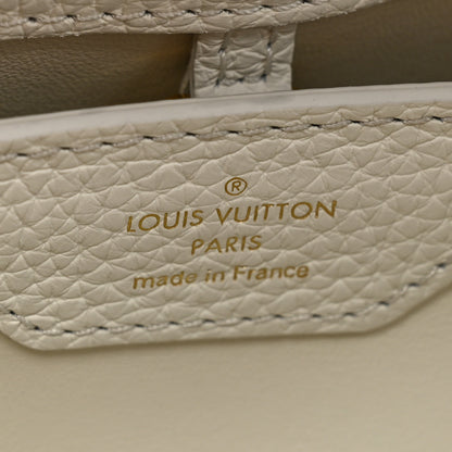 Louis Vuitton Taurillon Capucines BB Snow 6 of 7