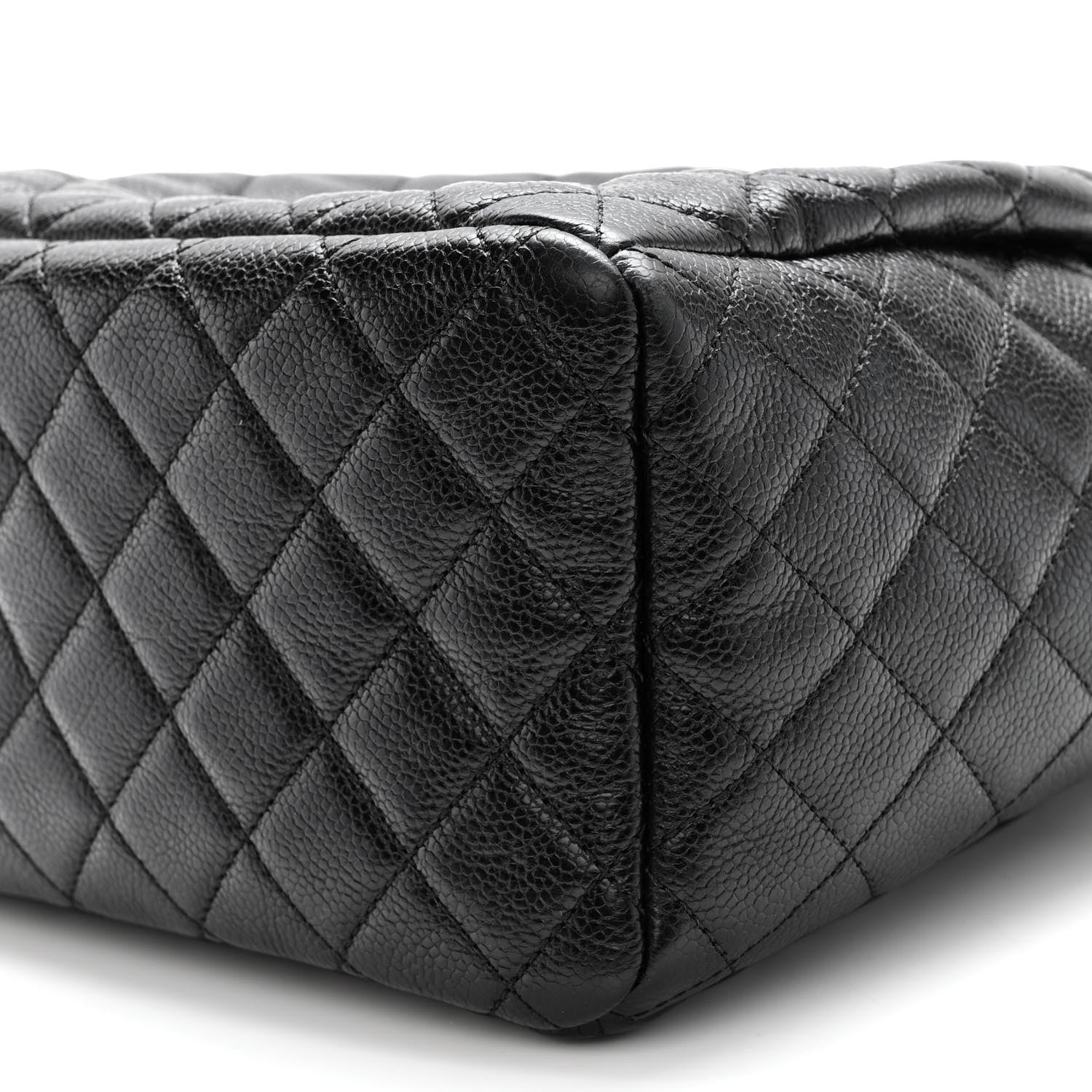 Chanel Caviar Quilted Small Chain Bucket Bag Black 10 of 10