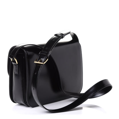 Celine Shiny Calfskin Medium Triomphe Black 3 of 12