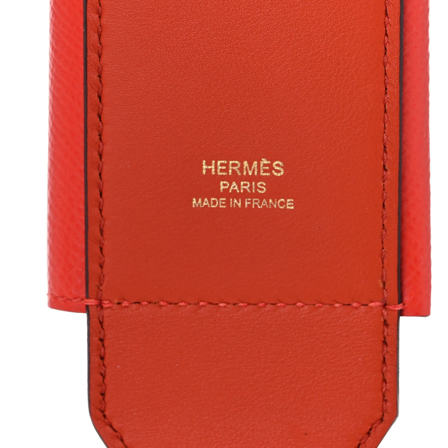 Hermes Swift Epsom Pocket Kelly Shoulder Strap Terre Battue Capucine 3 of 4