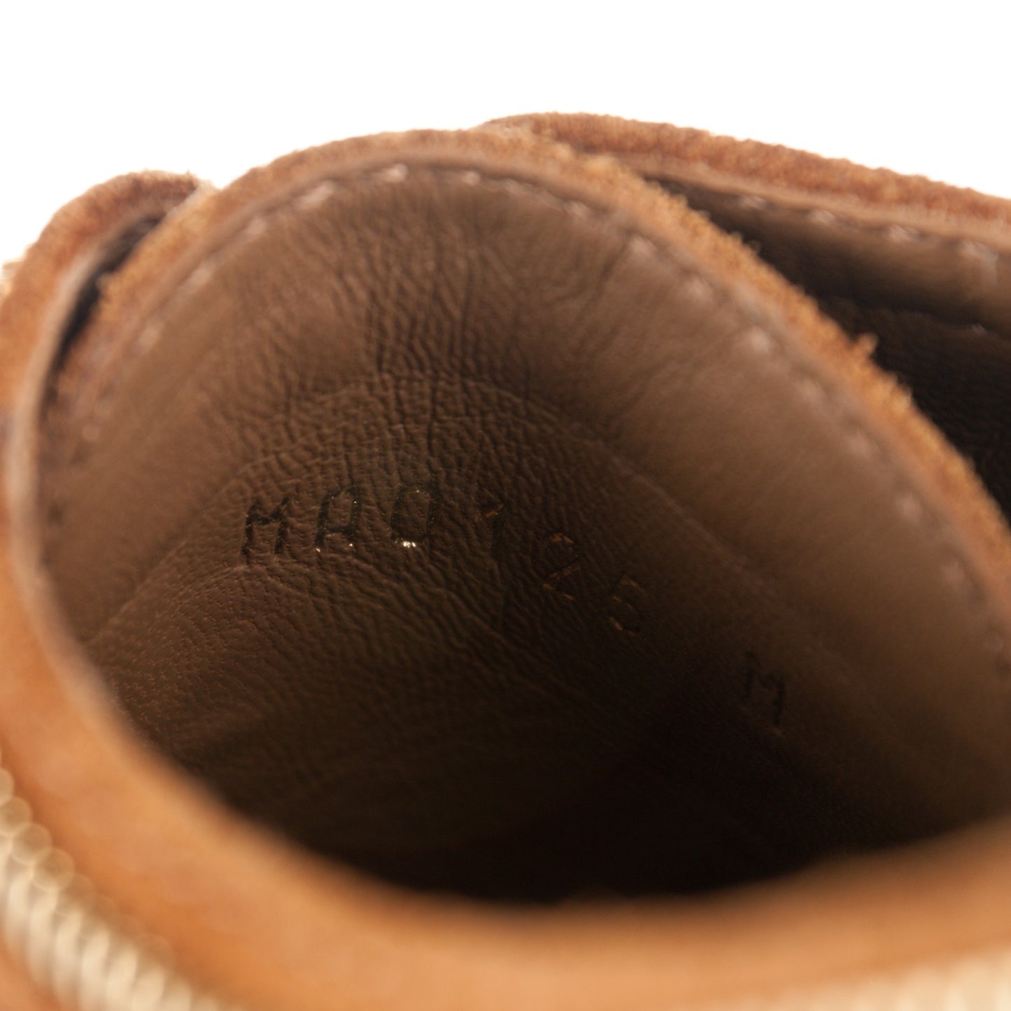Suede Tomboy Richelieu Flats 41 Cognac
