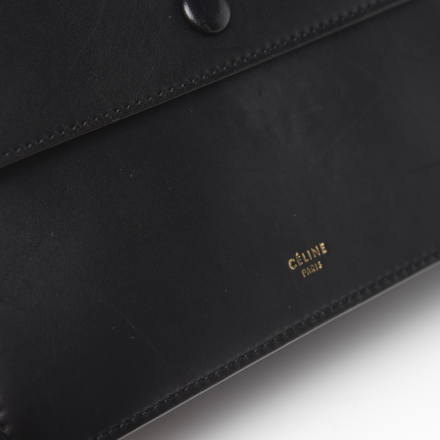 Celine Felt Calfskin Medium Tie Knot Tote Navy 16 of 26