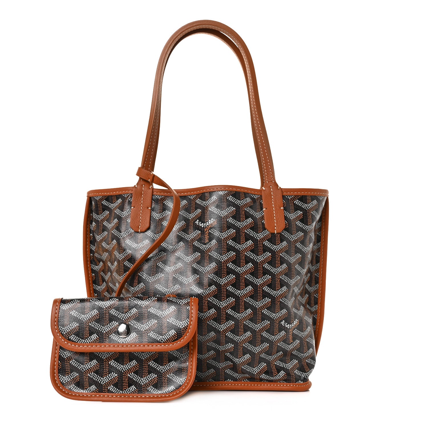 Goyard Goyardine Reversible Mini Anjou Black Gold 1 of 8