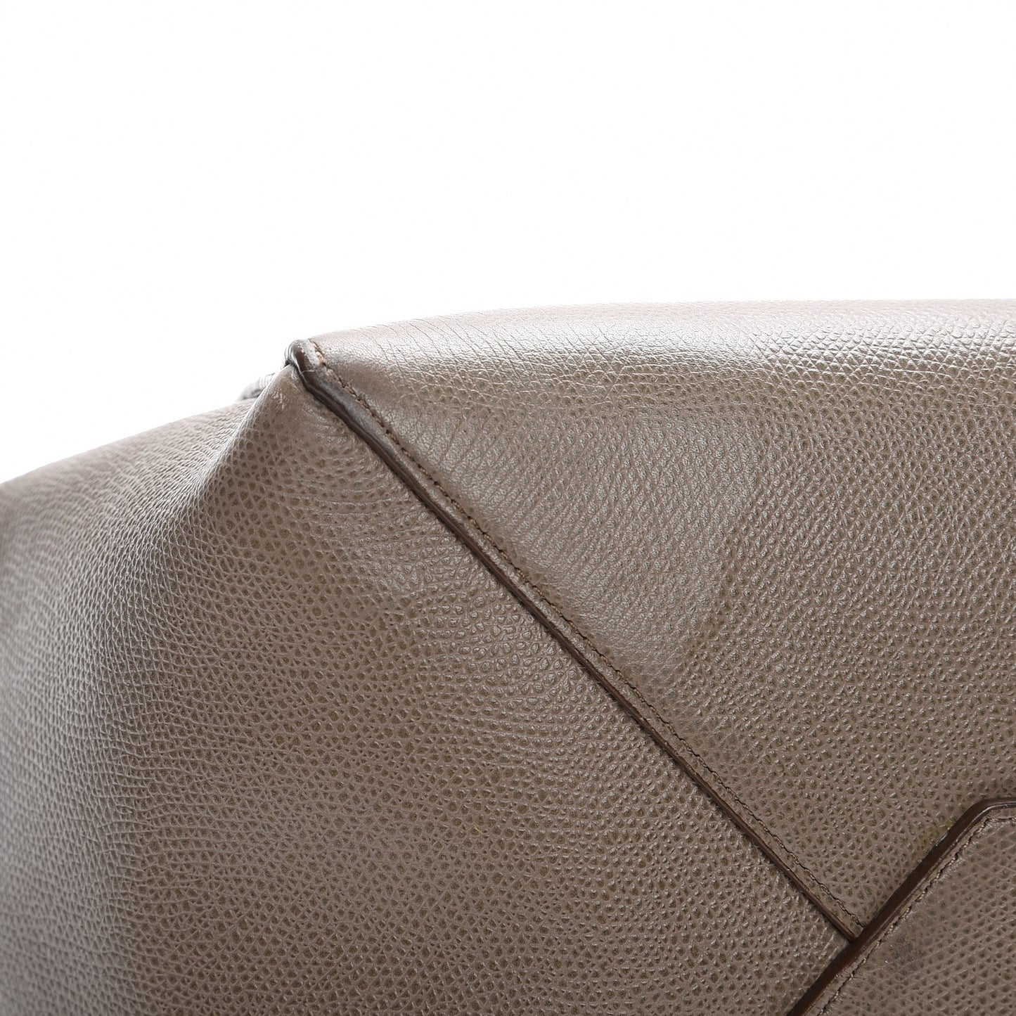 Grained Calfskin Small Horizontal Cabas Phantom Taupe