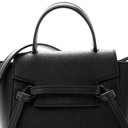 Celine Grained Calfskin Pico Belt Bag Black 8 of 12