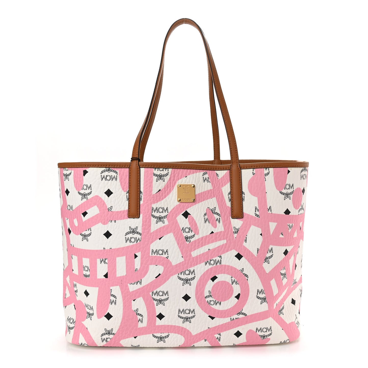 X Eddie Kang Visetos Medium Reversible Shopper Tote White