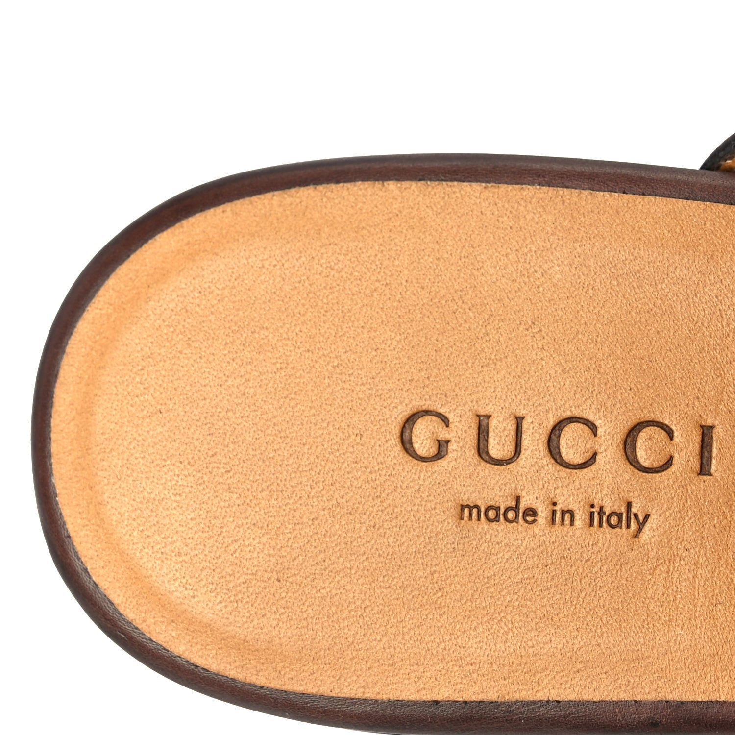 Gucci Womens Princetown Slippers 37 Fondente Brown 7 of 8