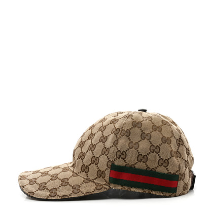 Gucci Monogram Web Baseball Hat L Beige Cocoa 4 of 9
