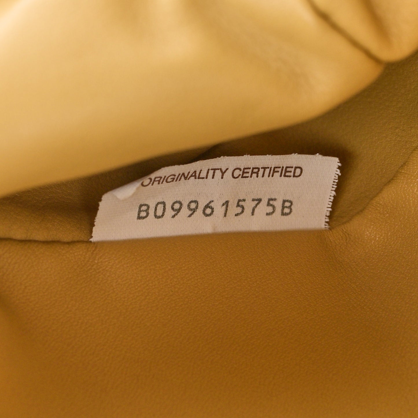 Butter Calfskin The Mini Pouch Butterscotch