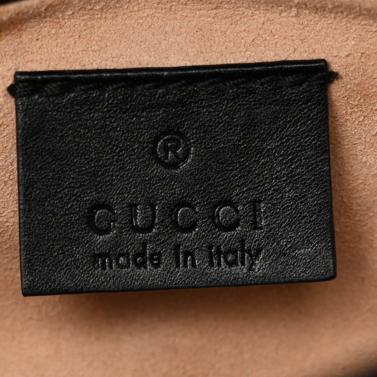 Gucci Calfskin Matelasse Super Mini GG Marmont Shoulder Bag Black 6 of 12