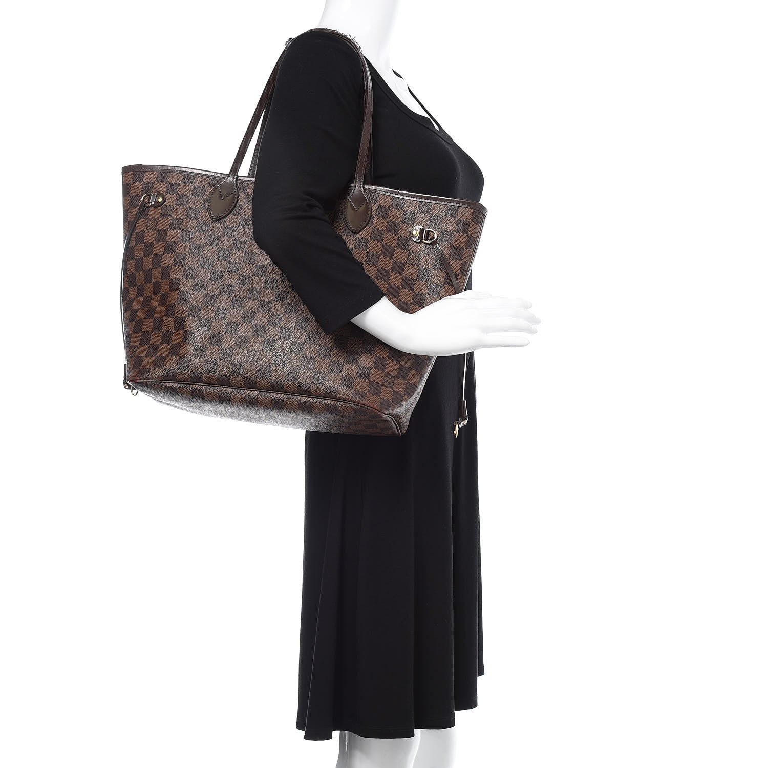 Louis Vuitton Damier Ebene Neo Neverfull MM 2 of 16