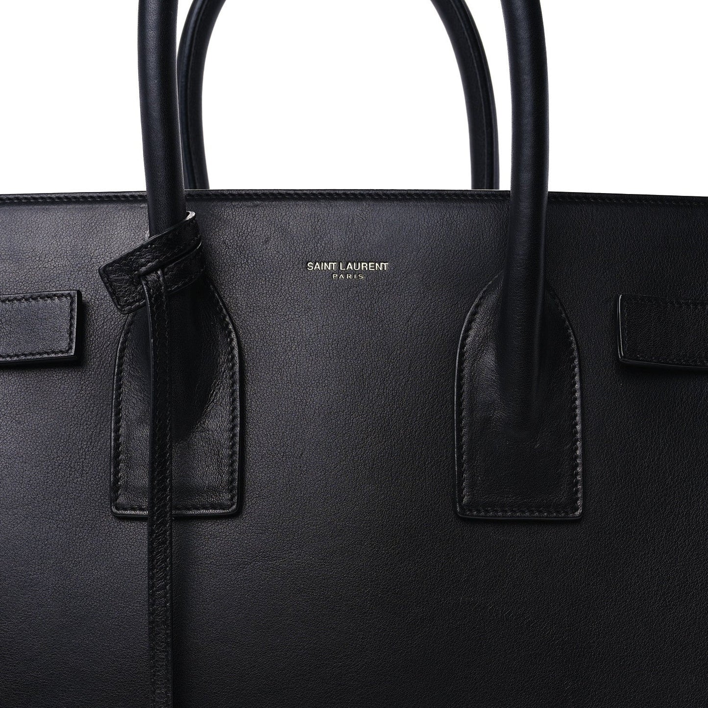 Calfskin Small Sac De Jour Black
