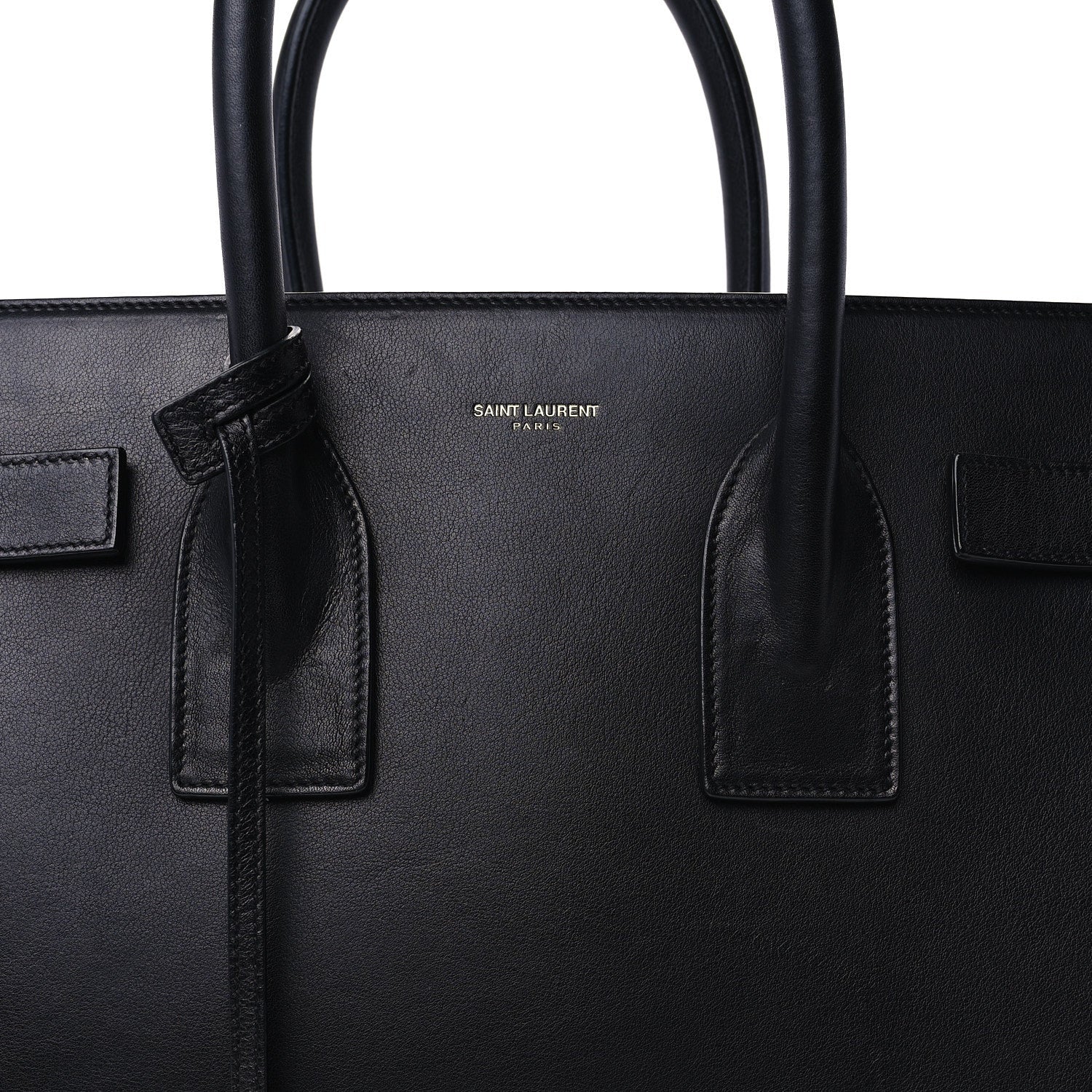 Saint Laurent Calfskin Small Sac De Jour Black 6 of 8