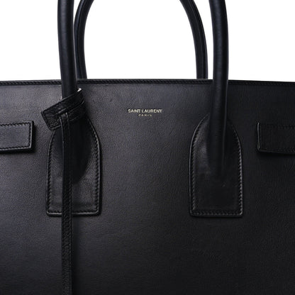 Saint Laurent Calfskin Small Sac De Jour Black 6 of 8