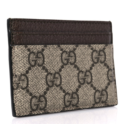 Gucci GG Supreme Monogram Ophidia Card Holder Brown 3 of 9