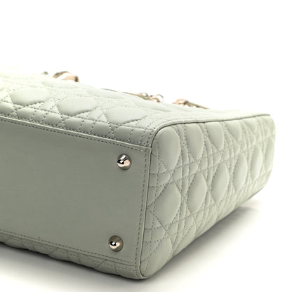 Christian Dior Lambskin Cannage Large Lady Dior Light Green 8 of 8