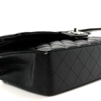 Chanel Caviar Quilted Medium Double Flap Black 10 of 12