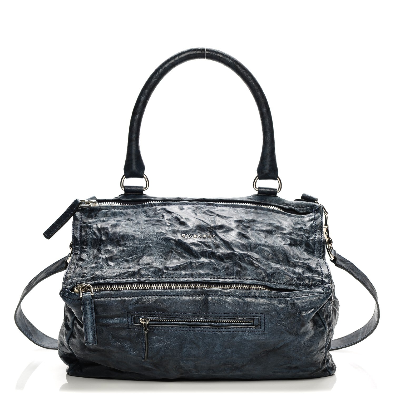 Givenchy Tumbled Sheepskin Medium Pandora Night Blue 1 of 7