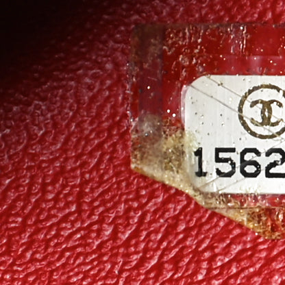 Chanel Lambskin Quilted Mini Rectangular Flap Red 7 of 16