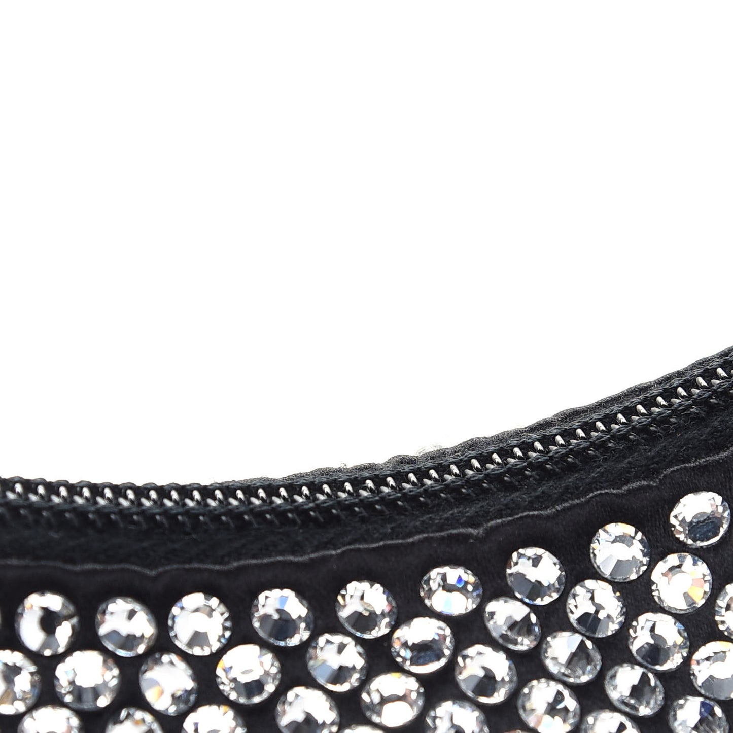 Satin Crystal Mini Re-Edition 2000 Bag Cristal