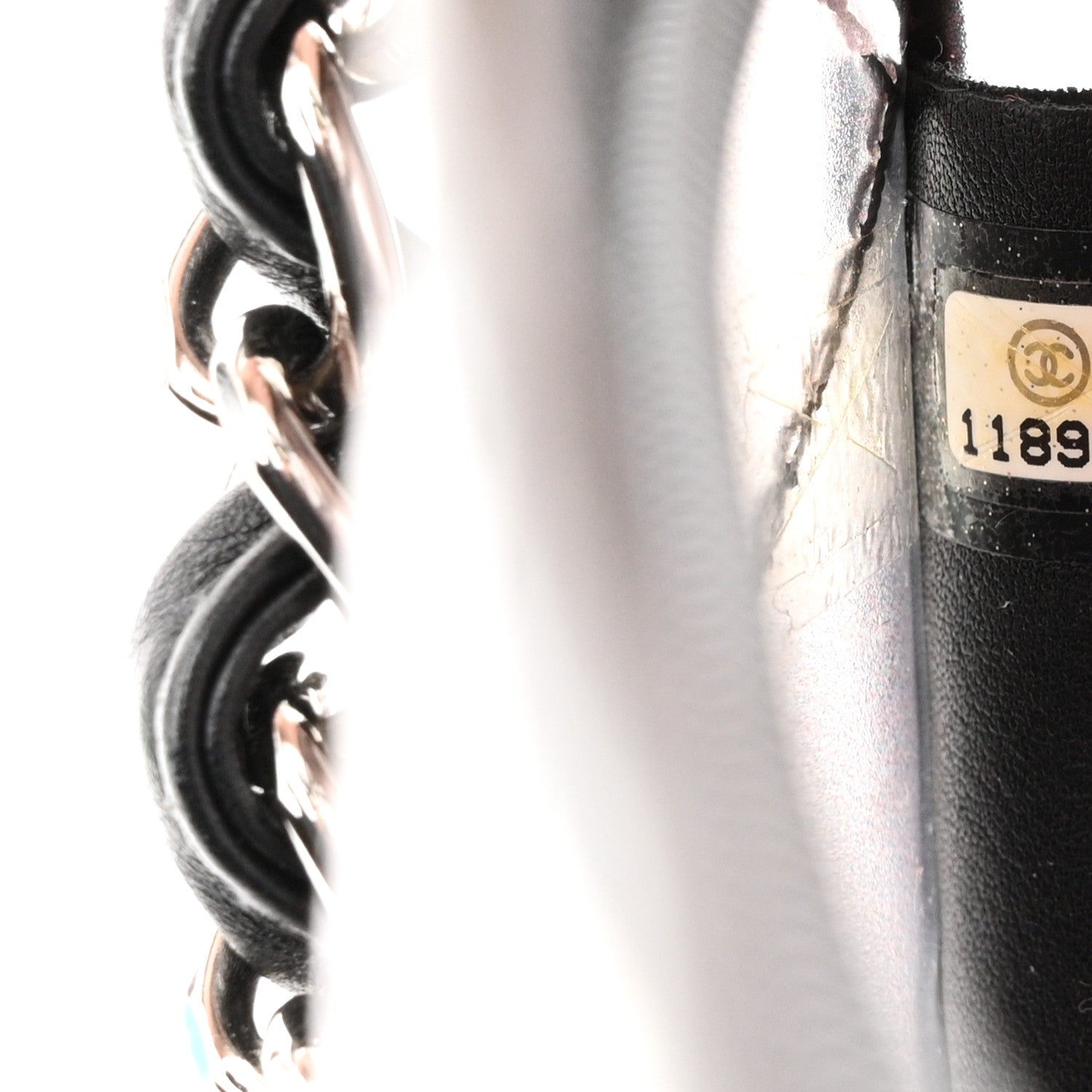 Chanel Vinyl Naked Pochette Black 7 of 11