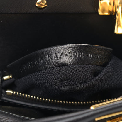 Fendi Nappa Mini Peekaboo Iconic Satchel Black 8 of 10
