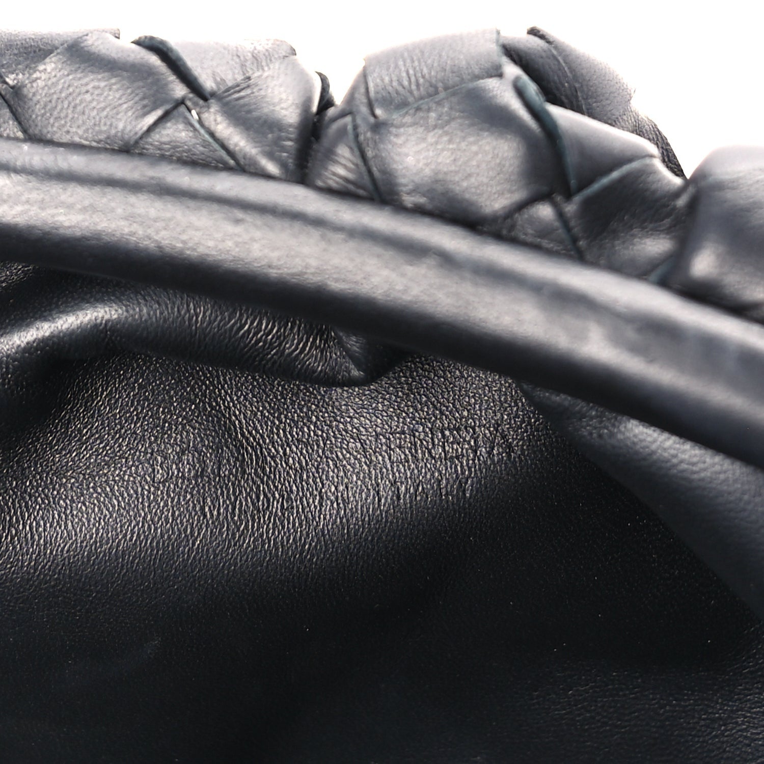 Bottega Veneta Nappa Maxi Intreccio The Pouch Oversized Clutch  Black 5 of 8