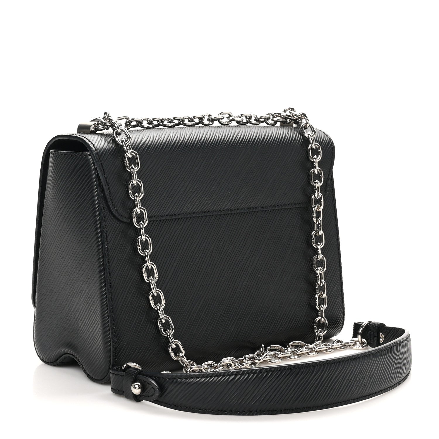 Louis Vuitton Epi Twist Shoulder Bag MM Black 3 of 9