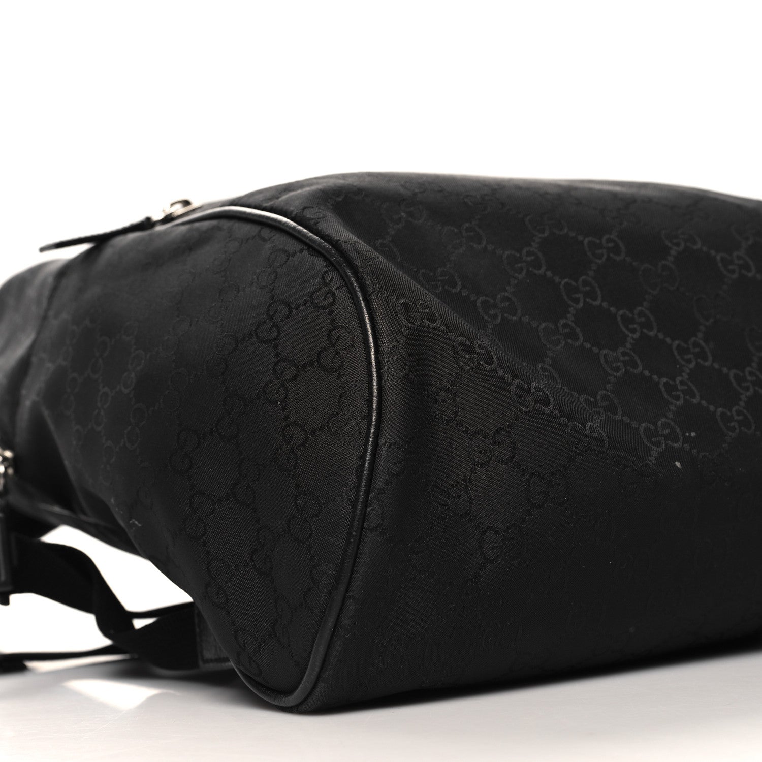 Gucci Nylon Monogram Slim Backpack Black 9 of 11