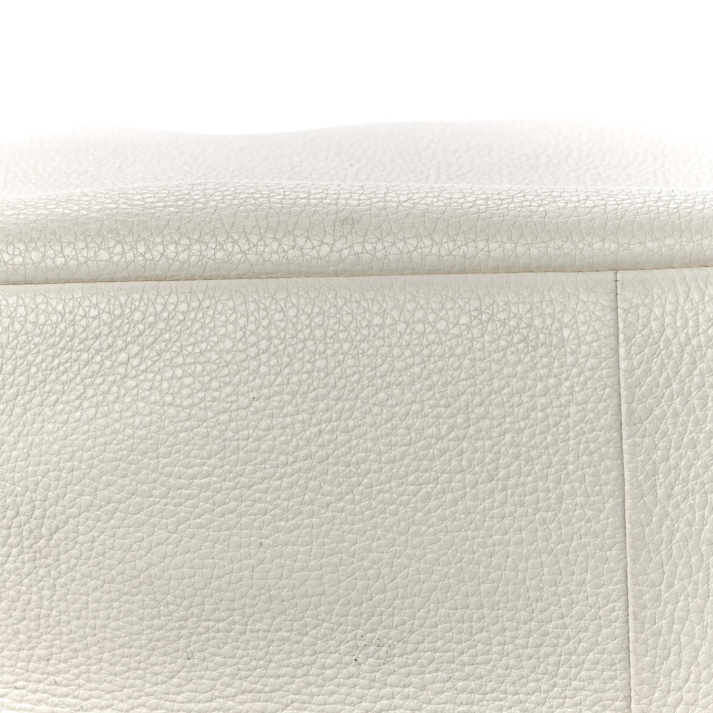 Vitello Daino Dynamique Tote White Caramel